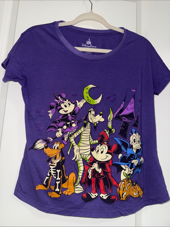 Disney Tops - Disney Parks Purple Logo Tee